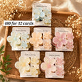 Flower Hair Claw Clip Set Pack of 12 Cards – Premium Hair Clutcher | Wholesale Price ₹480 per Dozen