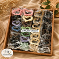 Heart Hair Clutcher Pack of 12 Pcs – Korean Style Hair Claw Clip | Wholesale Price ₹180 per Dozen