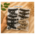 Twisted Bow Hair Clutcher Pack of 12 Pcs – Premium Korean Matte Hair Claw Clip | Wholesale Price ₹192 per Dozen