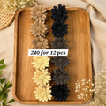 Daisy Flower Hair Clutcher Pack of 12 Pcs – Premium Korean Matte Hair Claw Clip | Wholesale Price ₹240 per Dozen