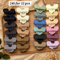 Butterfly Shell Hair Clutcher Pack of 12 Pcs – Premium Korean Matte Hair Claw Clip | Wholesale Price ₹240 per Dozen