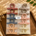 Modern Loop Hair Clutcher Pack of 12 Pcs – Premium Geometric Hair Claw Clip | Wholesale Price ₹180 per Dozen