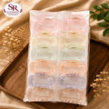 Transparent Rectangle Hair Claw Clip – Pack of 12 Pcs | Premium Pastel Design | Wholesale Price ₹120 Per Dozen
