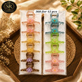 Transparent Daisy Flower Hair Claw Clip – Pack of 12 Pcs | Premium Floral Design | Wholesale Price ₹360 Per Dozen