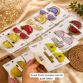 Cute Fruit Hair Clip Combo Set – Pack of 12 Pcs | Premium Cartoon Design | Wholesale Price ₹540 Per Dozen