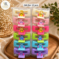 Cute Cartoon Hair Claw Clip – Pack of 12 Pcs | Premium Rectangle Design | Wholesale Price ₹240 Per Dozen