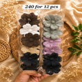 Flower Hair Claw Clip – Pack of 12 Pcs | Matte Floral Design | Wholesale Price ₹240 Per Dozen