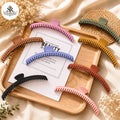 Large Matte Banana Hair Claw Clip – Pack of 12 Pcs | Premium Korean Design | Wholesale Price ₹360 Per Dozen