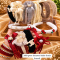 Luxury Hanging Fur & Stone Work Hair Bands – ₹380 Per Dozen