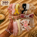 Luxury Hanging Fur & Stone Work Hair Bands – ₹380 Per Dozen