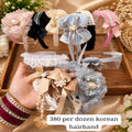 Luxury Hanging Fur & Stone Work Hair Bands – ₹380 Per Dozen