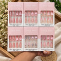 **Korean Press On Nails Pack of 12 Pcs – Trendy Nail Set | Wholesale Price ₹540 per Dozen**