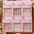 **Korean Press On Nails Pack of 12 Pcs – Trendy Nail Set | Wholesale Price ₹540 per Dozen**