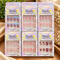 **Korean Press On Nails Pack of 12 Pcs – Trendy Nail Set | Wholesale Price ₹480 per Dozen**