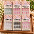 Korean Press On Nails Pack of 12 Pcs – Trendy Nail Set | Wholesale Price ₹480 per Dozen