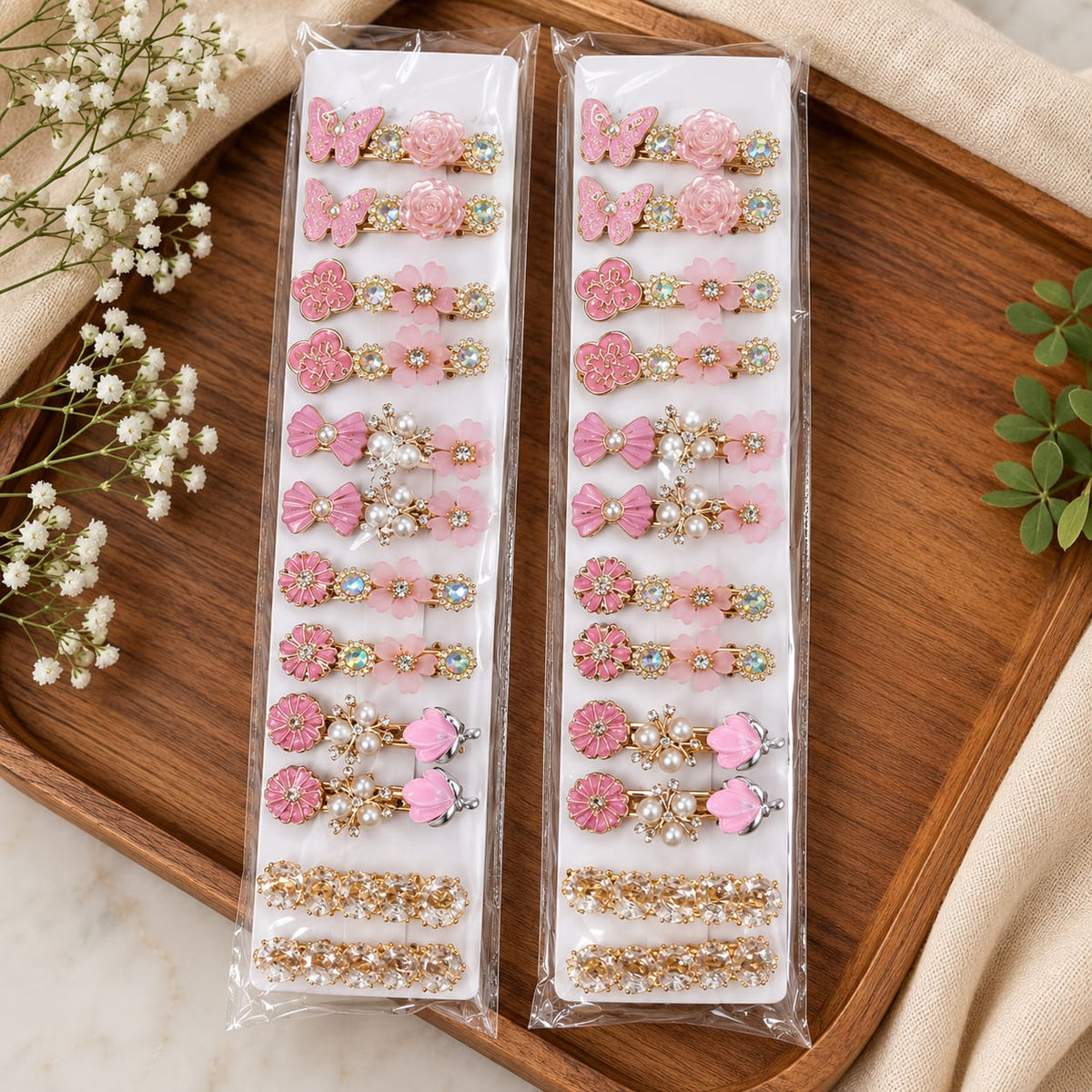🎀 Stylish Fancy Hair Clips Combo Pack of 24 Pcs | Assorted Designer Hair Accessories | Wholesale Price ₹240