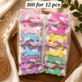 Cute Unicorn Hair Clutcher Sheet Pack of 12 Pcs | ₹360/Dozen
