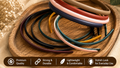 BEAUTYFULL PRINTED OR MATT RANDOM COLOUR  HAIR BAND  AND