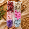 Marble Flower Hair Clutcher Sheet Pack of 12 Pcs | ₹180/Dozen
