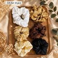 Satin Scrunchies Pack of 12 Pcs | ₹120/Dozen